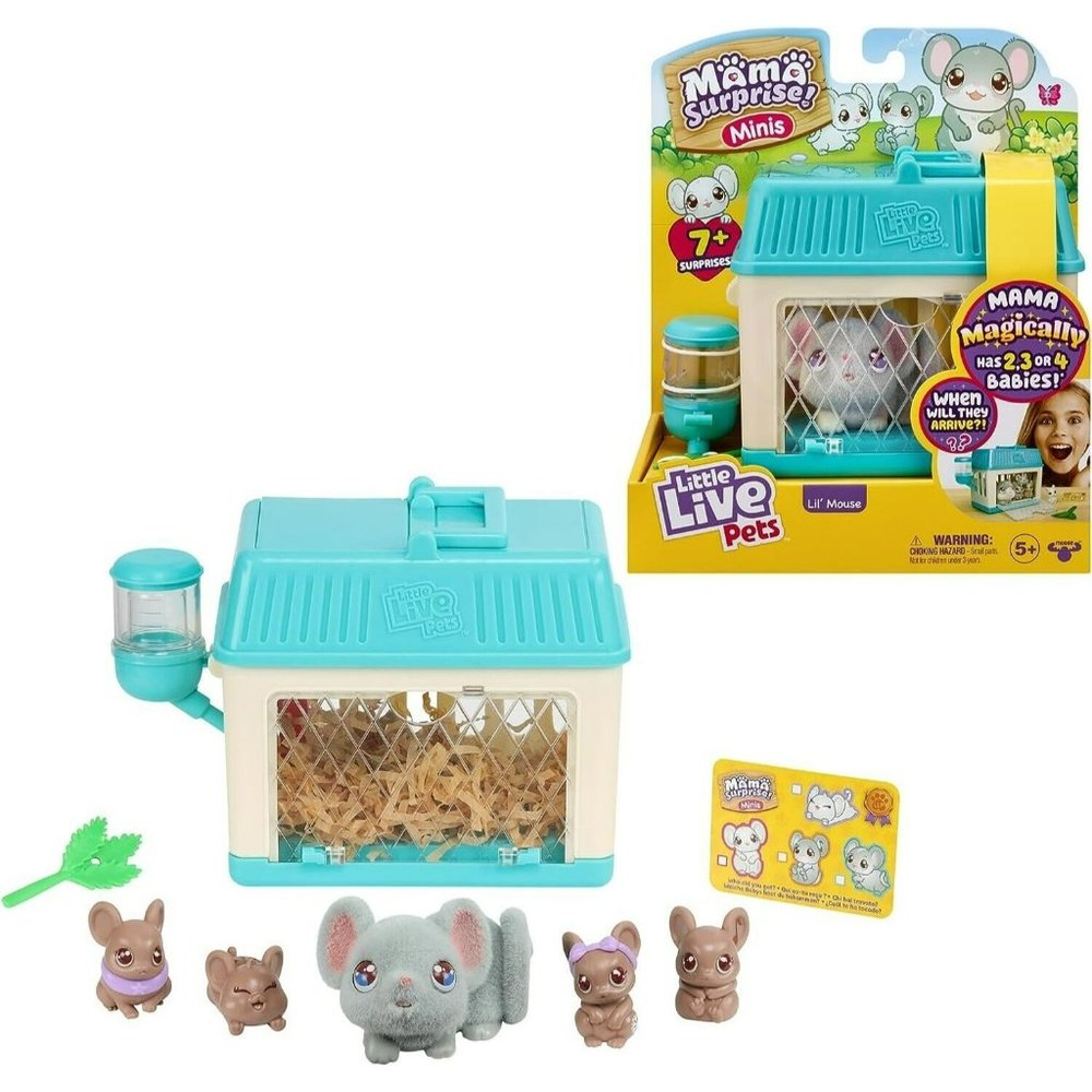 Little Live Pets Mama Surprise Minis Lil Mouse Playset